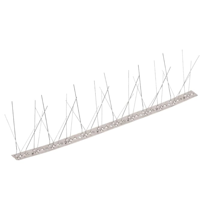 vidaXL - Vogel- - en - duivenpinnen - met - 5 - rijen - 6 - st - 3 - m - roestvrij - staal