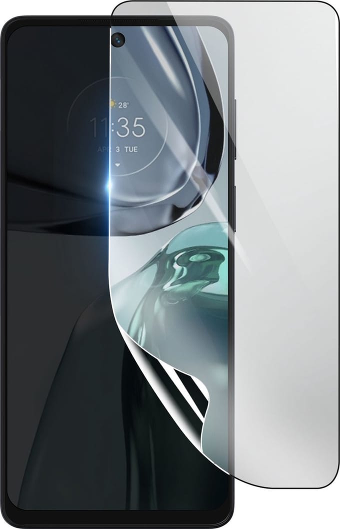 3mk, Geschikt voor Motorola Moto G62 5G, Schokbestendige Hydrogel Screenprotector, Transparant