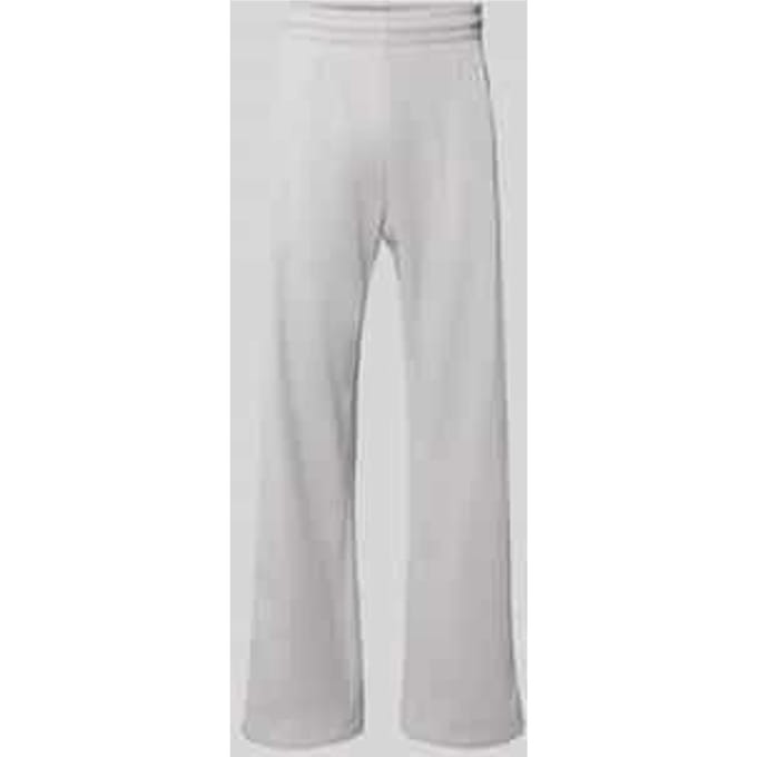 Straight fit Sweatpants met Structuurpatroon Model 'Essentials'