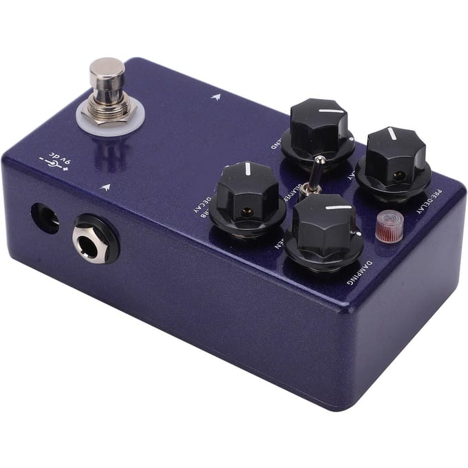 Gitaareffectpedaal Sky Reverb Delay 2-in-1 Verstelbaar Digitaal Instrumentaccessoire black