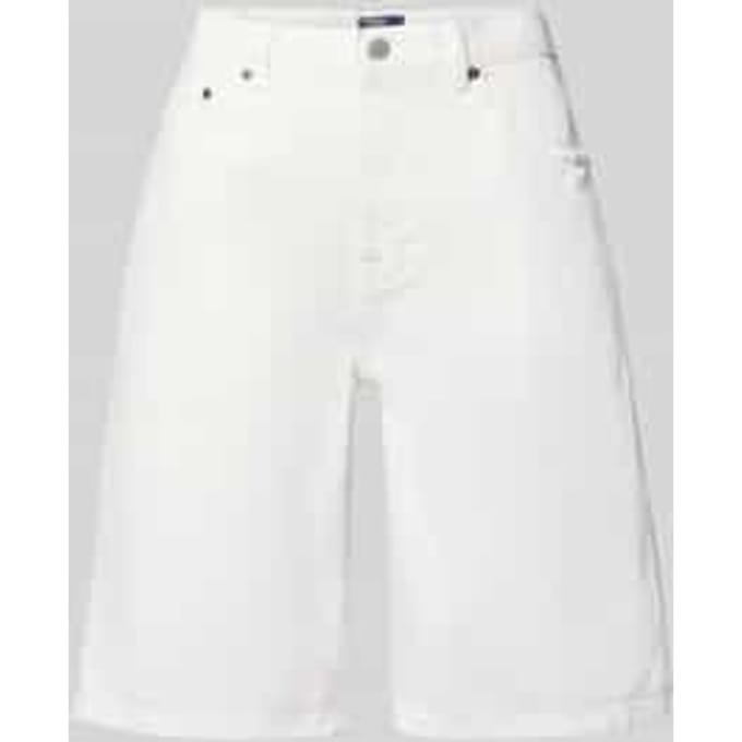 regular fit jeansshorts van puur katoen