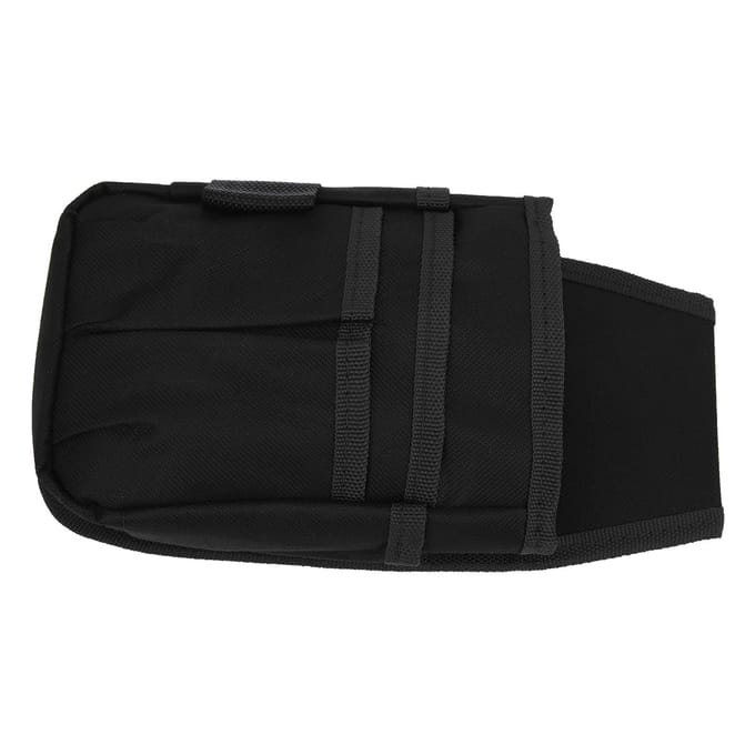 Sac à outils de quincaillerie, pochette de quincaillerie multifonctionnelle, conteneur, organisateur, sac de rangement(Noir ) noir