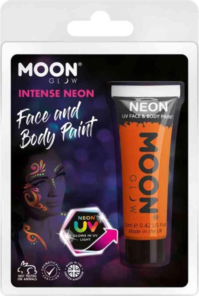 Moon Creations - Moon Glow - Intense Neon UV Schmink - Oranje