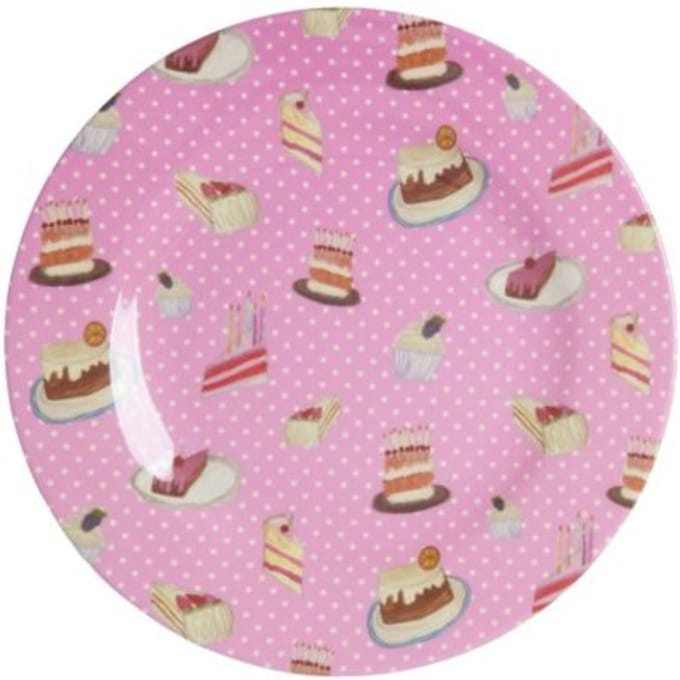 Rice melamine kinderbord sweet cake