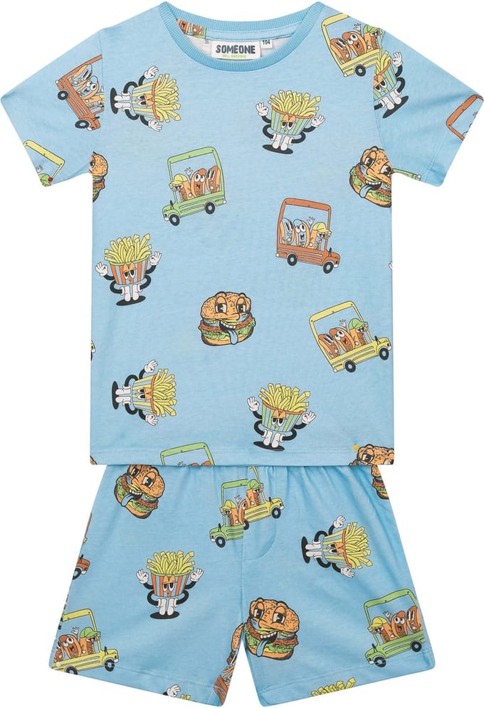 Someone SEM-SB-66-B Jongens Pyjamaset - LIGHT BLUE
