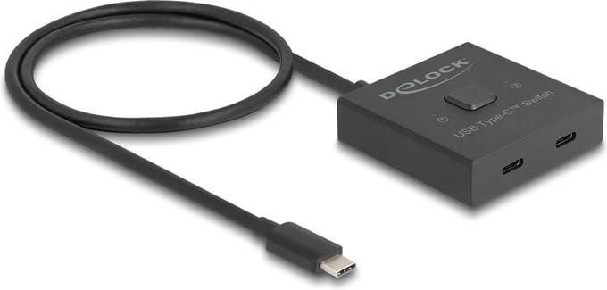 Delock USB 10 Gbps USB Type-C™ Switch 2 to 1 bidirectional 8K