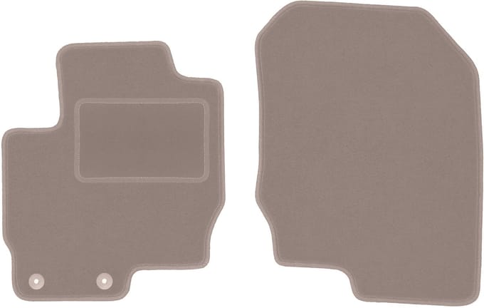 Beige voormatten voor: Mitsubishi Colt VII hatchback (2008-2012)