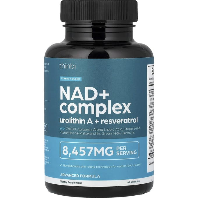 Thinbi, NAD+ Complex, 60 Capsules