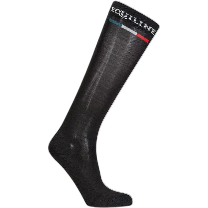 Equiline Silver Plus Light Sokken - Black - 35-38