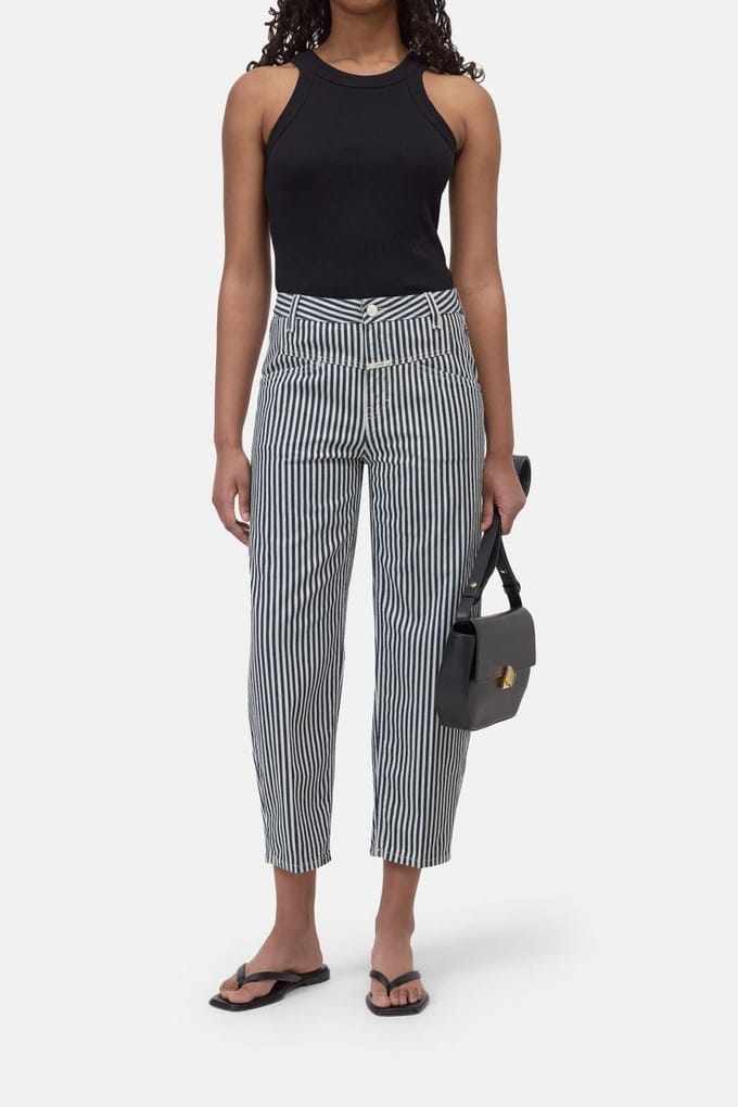 Closed Stover-x Dark Blue Größe: W25L34 | Ausgestellte Hosen Outlet | Damen | Blau