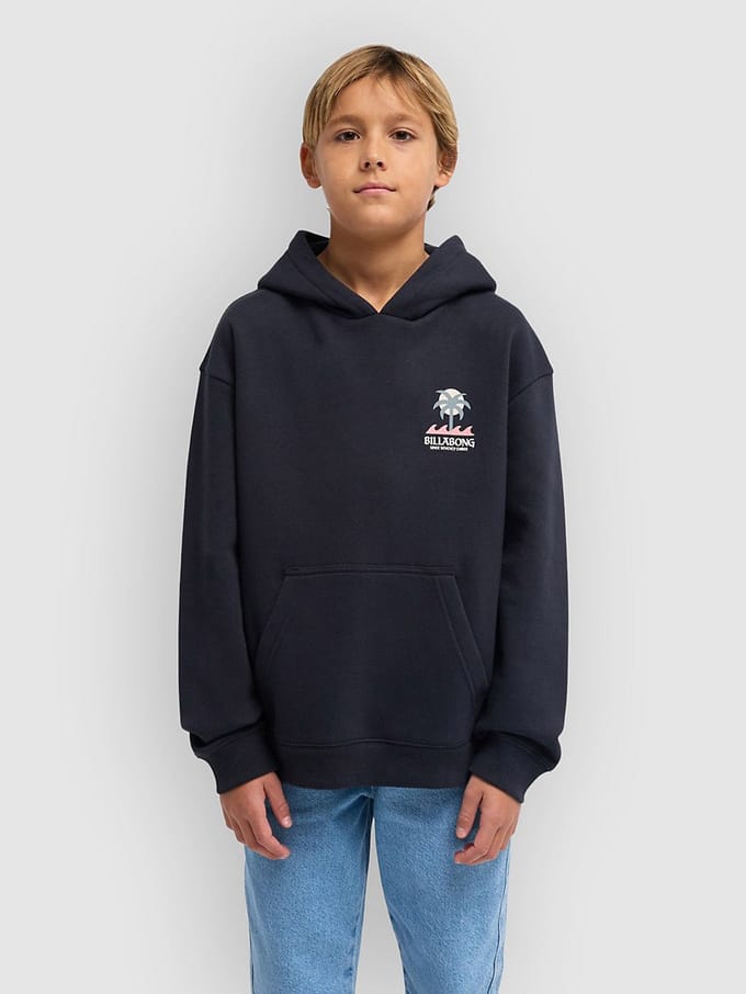 Kinder hoodie met zeefdruk Billabong Foundation PO