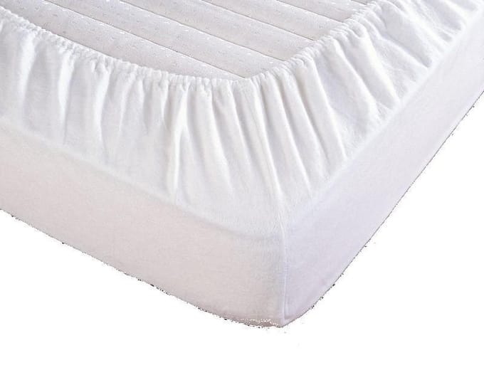 Hoeslaken HOTEL - jersey - 160/180 x 200 - WIT - hoek 30cm