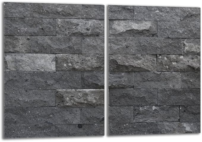 TMK ArtDeko - Glasplaat Bescherming - 40x52 cm - Baksteen Thema