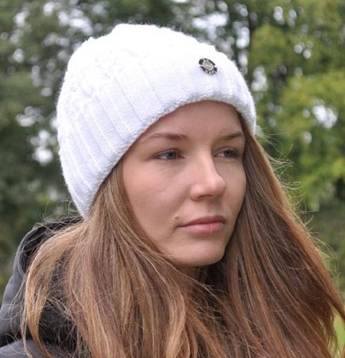 Hats&Co beanie voor de moderne vrouw - kleur wit