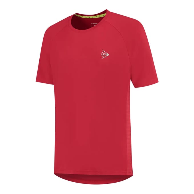 Dunlop Club Crew T-shirt Heren-Rood