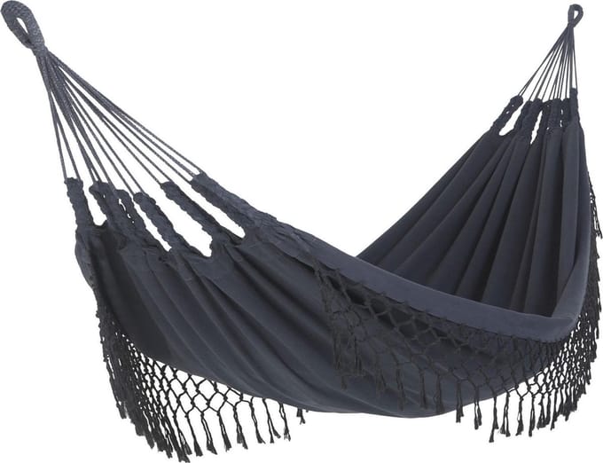 Naya Nayon Hangmat Antique Grey Basic - 120 x 320 cm - 100 % katoen - handgemaakt in Ecuador
