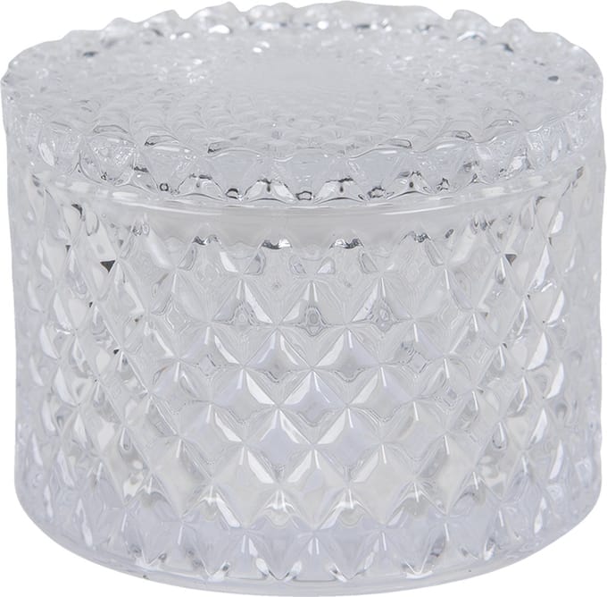 Clayre & Eef Glazen potje Ø 11x8 cm Glas