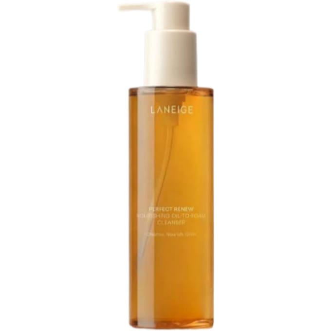 Laneige Perfect Renew Voedende Olie-naar-Schuim Reiniger 200ml | Anti-Aging Diepe Reiniging & Hydratatie orange