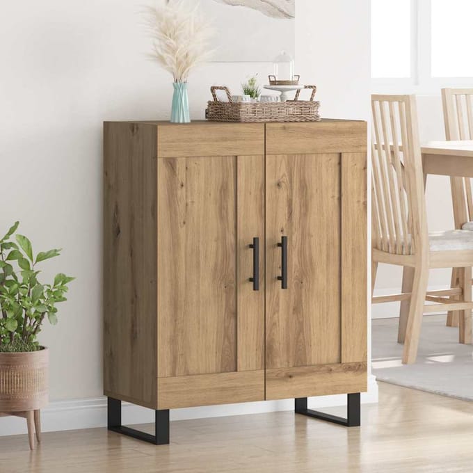 vidaXL Dressoir Artisan Eiken 69,5 x 34 x 90 cm