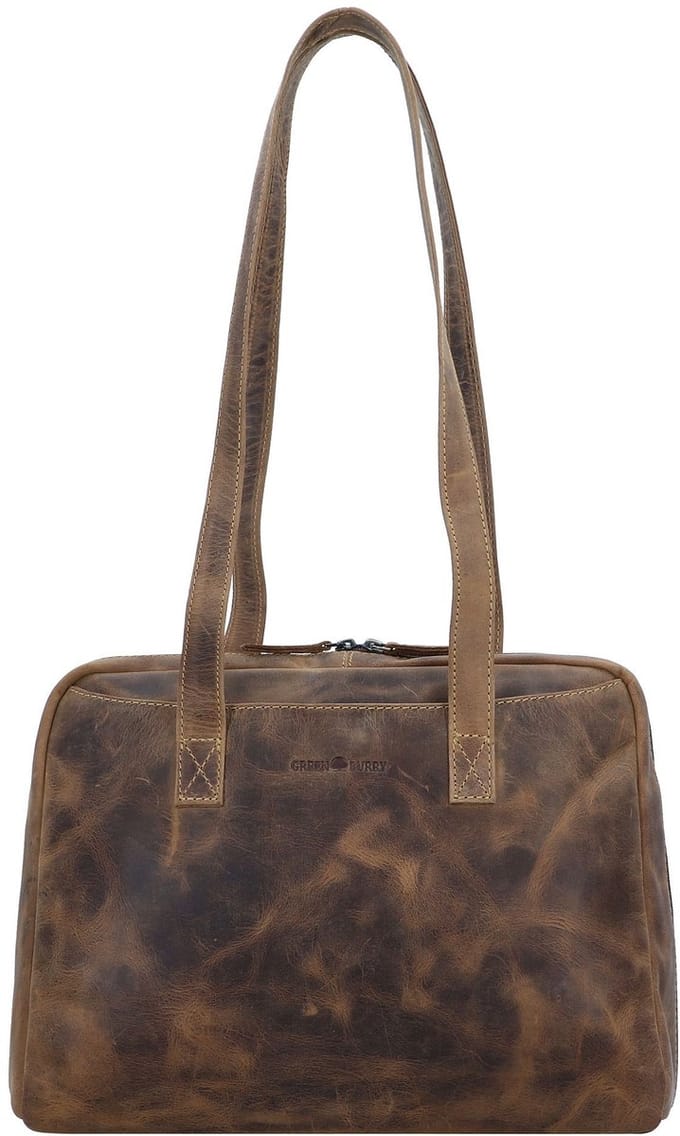 GREENBURRY schoudertas Vintage Shoulder Bag Brown bruine