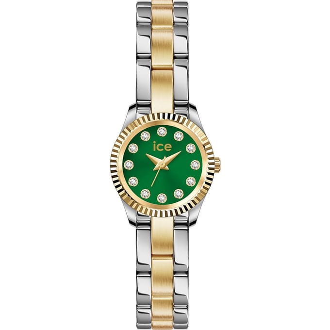 Ice Watch ICE mimi - Silver gold - Olive 025538 Horloge - Staal - Multi - Ø 19 mm