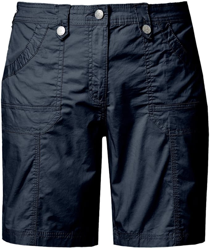 Ulla Popken - Dames - Cargo-bermuda comfortabele tailleband 4-pocket model - Marine - Maat 50