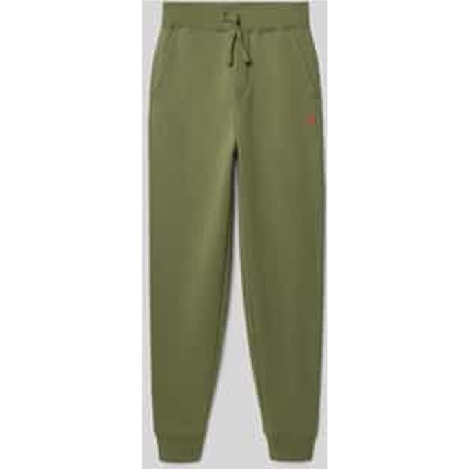 Regular fit sweatpants met logostitching