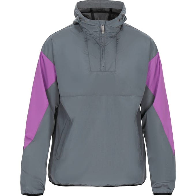 Mo Blouson Heren Grijsblauw kleurblok