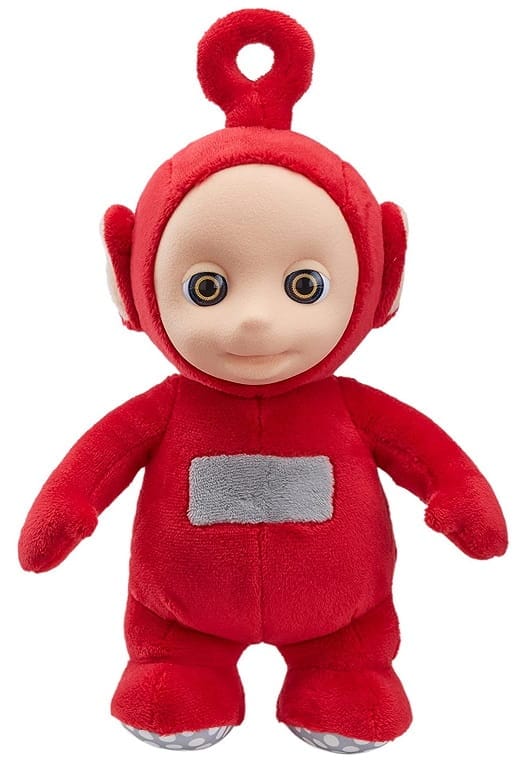 Teletubbies knuffel Po met geluid - zachte pluche speelgoedpop.