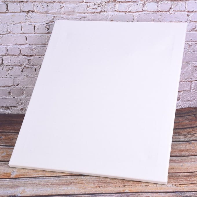Olieverf Frame Houten Gemengd Linnen Canvas Spieraam voor Schilderen 40x50cm white