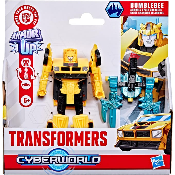 Transformers Cyberworld Armored Cyber Change Ast Actiefiguren en superhelden