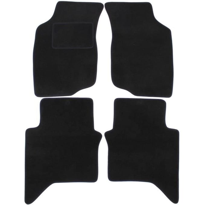 Tapis de sol - Toyota - Hilux - Velours noir - 4 pièces - Ajustement précis