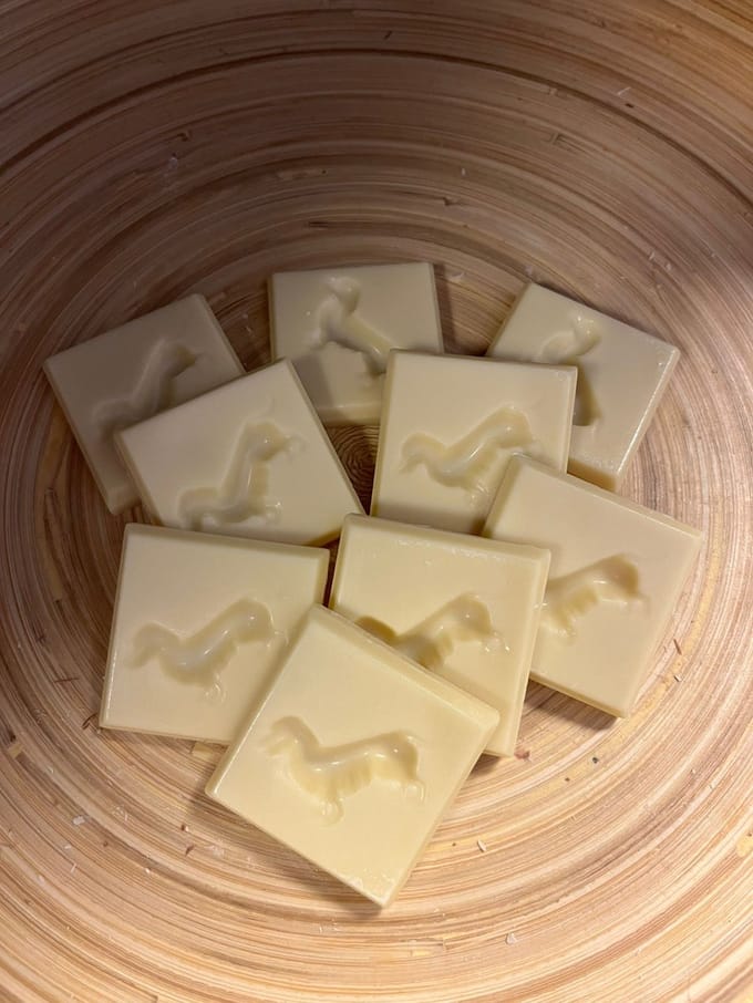 Callebaut - Chocolade tekkel - Hond chocolade - Smaak wit