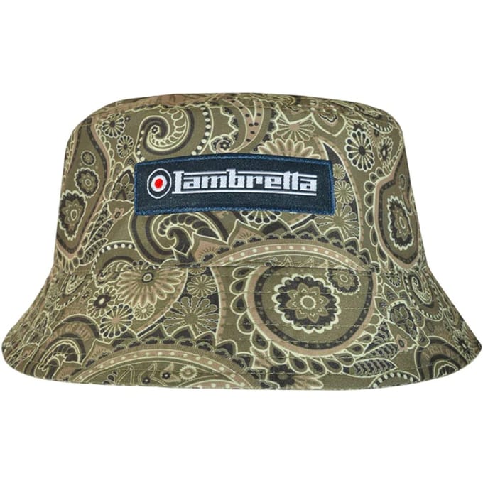 Lambretta Paisley emmerhoed (Kaki Groen)