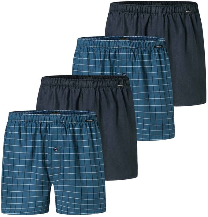 SCHIESSER Geweven boxershorts Verpakking van 4