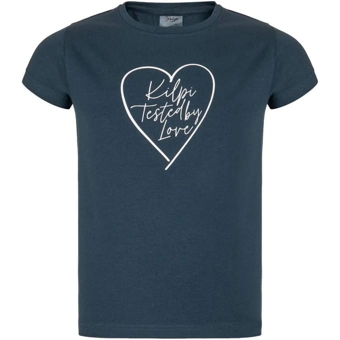 Meisjes katoenen t-shirt kilpi albion-jg blauw 98