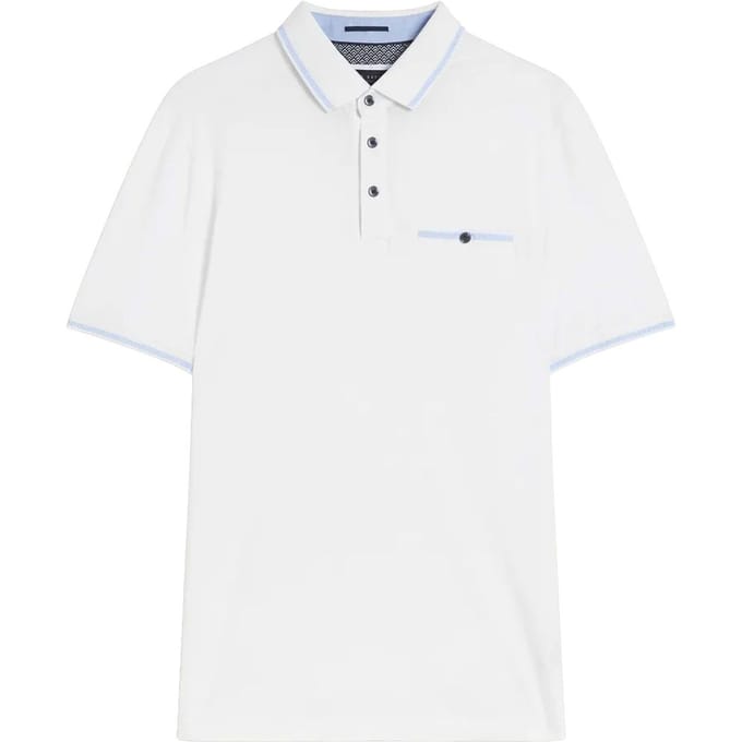 Ted Baker Tortila Heren Wit Poloshirt