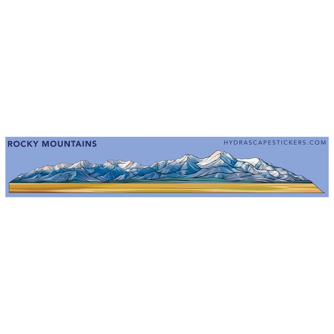 Hydrascape - Rockies Miniscape - Outdoor Sticker