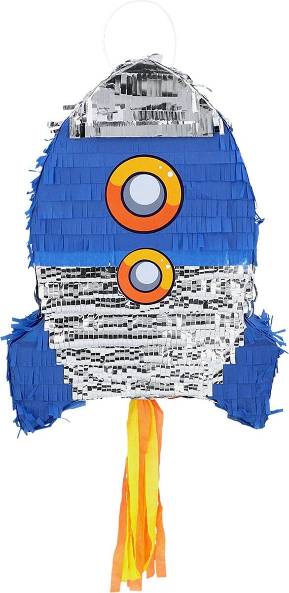 Boland - Piñata Raket - Verjaardag, Kinderfeestje, Themafeest - Ruimtevaart