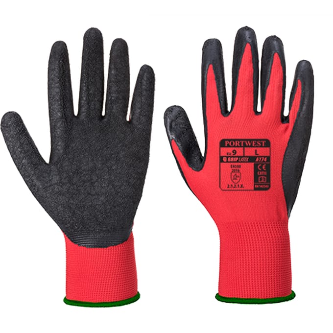 Flex Grip Latex Handschoen, Portwest A174