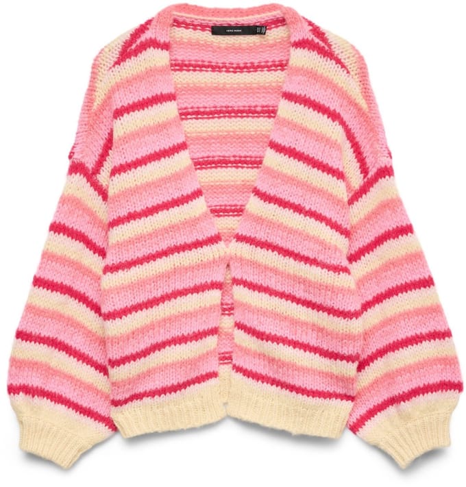 VERO MODA - VMMAYBE STRIPE LS OPEN CARDIGAN NOOS - Dames - Cardigans