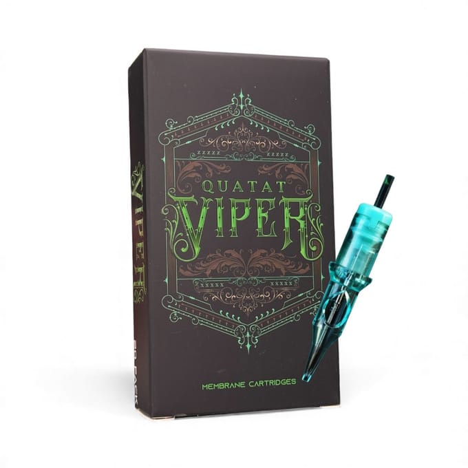 Viper PMU Membrane Cartridge Green 0.35/1RLLT – Precision PMU Needle (20 pcs)