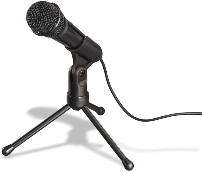 Bekabelde PC-microfoon met statief voor podcasting en streaming