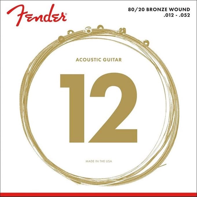 Fender 70L Bronze Snaren voor Akoestische Gitaar (12-52)