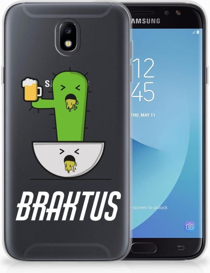 Samsung Galaxy J7 2017 | J7 Pro Telefoonhoesje met Naam Braktus