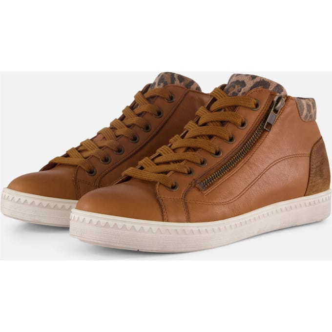 Aqa Aqa Veterboots cognac Leer