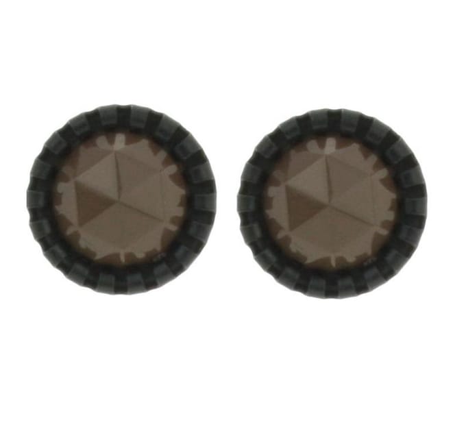 Behave - Oorstekers - Rond 1,3 cm - Bruin