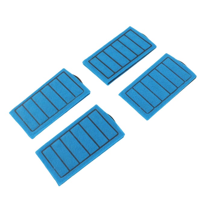 4 stuks Blauwe Filterpatronen Aquarium Schildpaddentank Koolstoffilter Element Vervanging blue