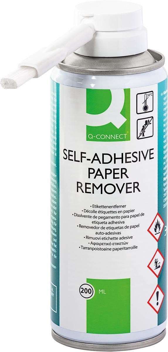 Q-CONNECT etiket en sticker verwijderaar | spuitbus van 200 ml