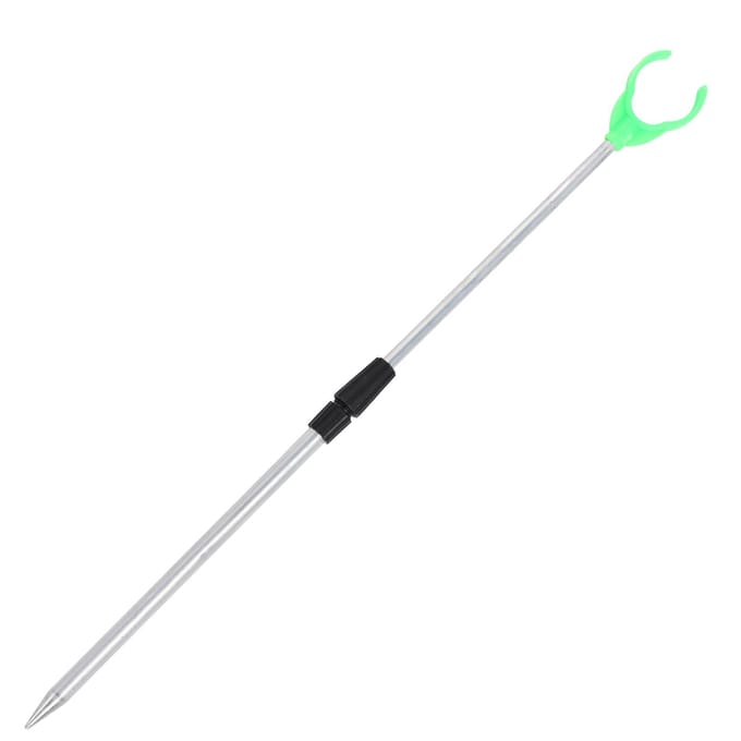 Support de canne à pêche extensible en aluminium, support de sol Portable pour canne à poisson pour la pêche en banque 50cm white